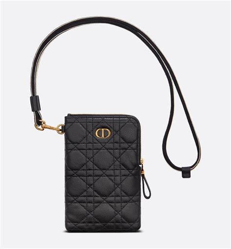 dior pouch caro|Dior caro multifunctional pouch.